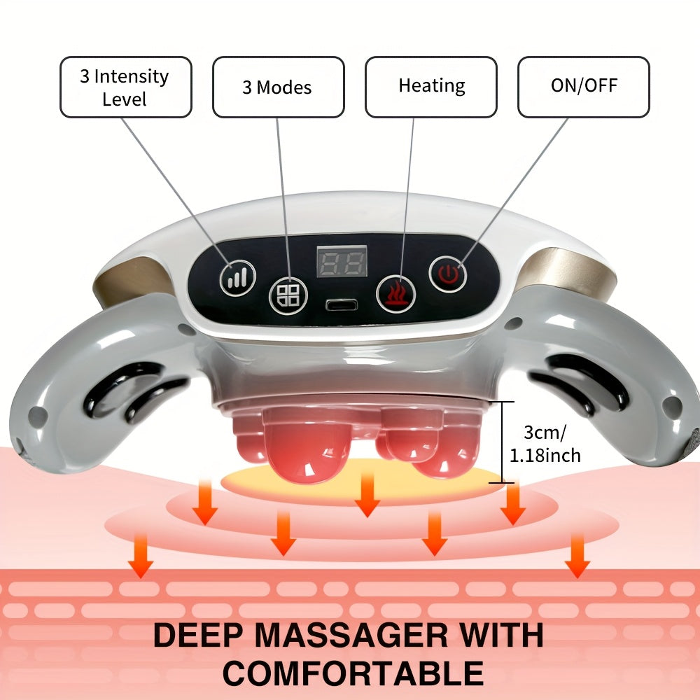 Automatic Abdominal Massager with 3 Massage Modes-3