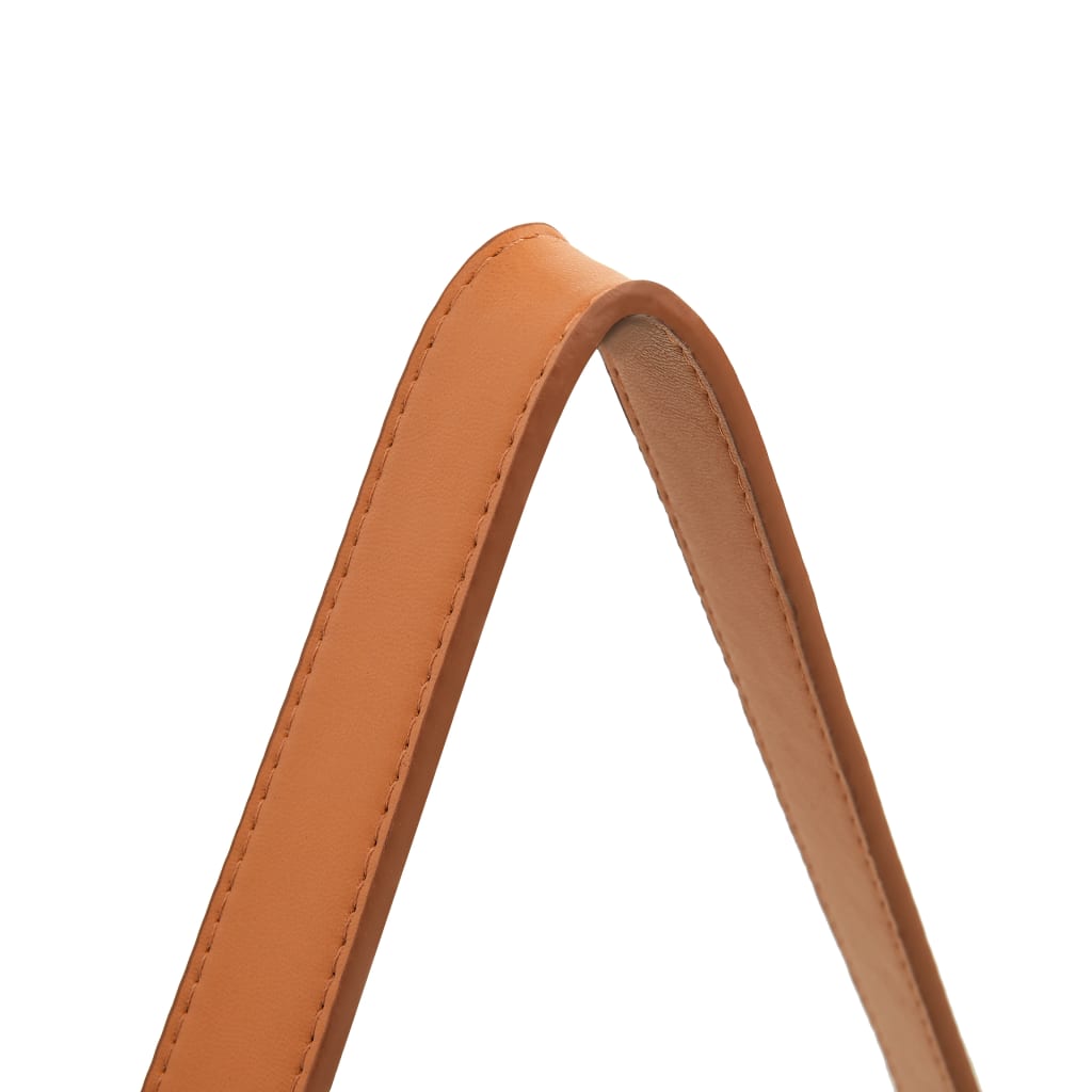 NNEVL Wall Mirror with Strap 60 cm Silver-3